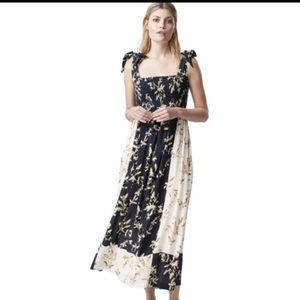 ganni st pierre crepe dress